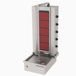 aparat shaorma / kebab pe electrica – 5 arzătoare, motor jos, atalay